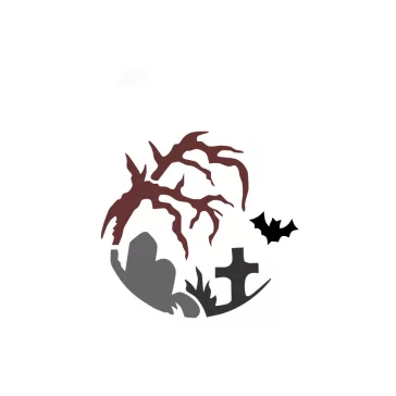 Arcfestő sablon - Halloween 1 minta
