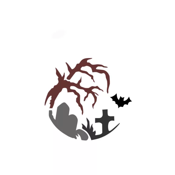 Arcfestő sablon - Halloween 1 minta