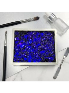 KiviArt Glitter Cream 'Dark Night' sötét holografikus csillámkrém arcra és hajra