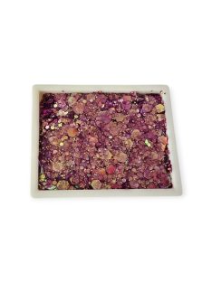 KiviArt Glitter Cream 'Bright Raspberry' élénk málna-pink csillámkrém arcra és hajra