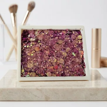 KiviArt Glitter Cream 'Bright Raspberry' élénk málna-pink csillámkrém arcra és hajra
