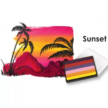 MEHRON PARADISE PRISMA csíkos arcfesték - Sunset 50g