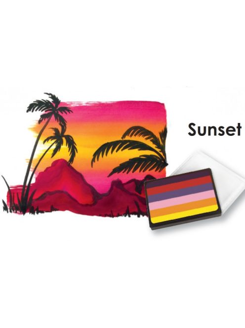 MEHRON PARADISE PRISMA csíkos arcfesték - Sunset 50g