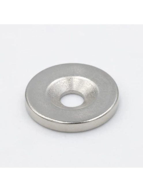 10 darabos 12x3mm-es süllyesztett furatú neodímium mágnes készlet csavarozható rögzítéshez