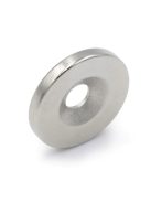 10 darabos 12x3mm-es süllyesztett furatú neodímium mágnes készlet csavarozható rögzítéshez