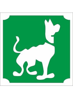 5x5 cm-es Csillám tetoválás sablon - Scooby Doo 5