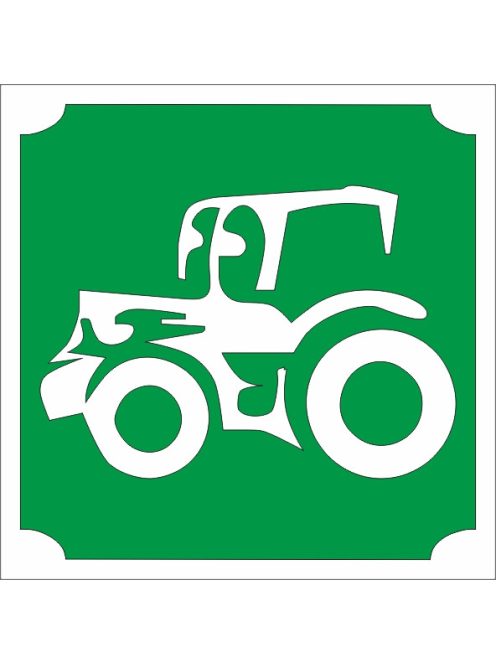 KiviArt 5x5 cm-es Csillám tetoválás sablon - Traktor mintával.