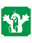 KiviArt Csillám tetoválás sablon az MK Kreatívtól Kis vakond mintával.