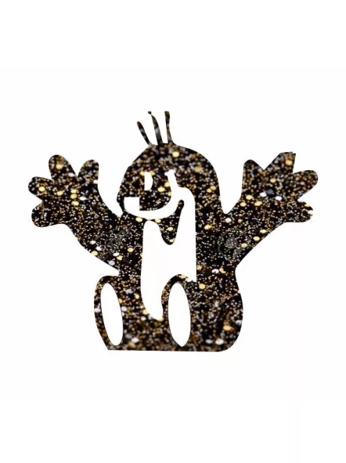 KiviArt Csillám tetoválás sablon az MK Kreatívtól Kis vakond mintával.