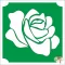 5x5 cm-es Csillám tetoválás sablon - Rózsa virág 20