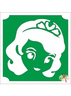 5x5 cm-es Csillámtetoválás sablon -Szófia hercegnő 21