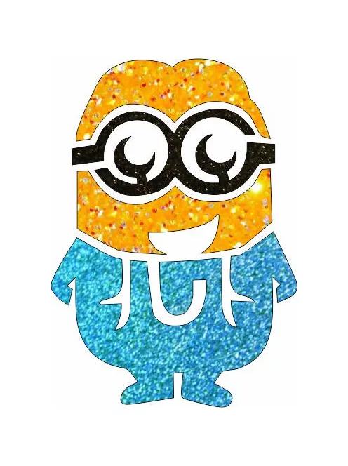 5x5 cm-es Csillám tetoválás sablon - Gru Minyon 30