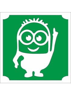 5x5 cm-es Csillám tetoválás sablon - Gru Minyon 31