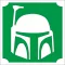 5x5 cm-es Csillám tetoválás sablon - Star Wars 35
