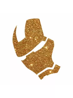 5x5 cm-es Csillám tetoválás sablon - Vasember 37