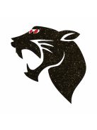  Glitter tattoo stencil - Black panther