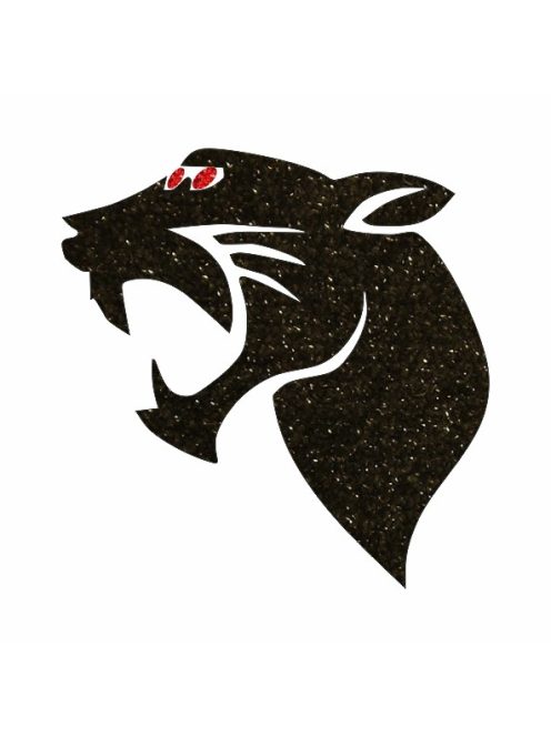  Glitter tattoo stencil - Black panther