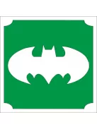 5x5 cm-es Csillám tetoválás sablon - Batman  41