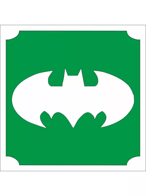 5x5 cm-es Csillám tetoválás sablon - Batman  41