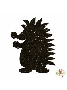 5x5 cm-es csillámtetoválás sablon -Sün 50