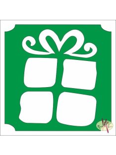 5x5 cm-es Csillámtetoválás sablon - Ajándék doboz 53