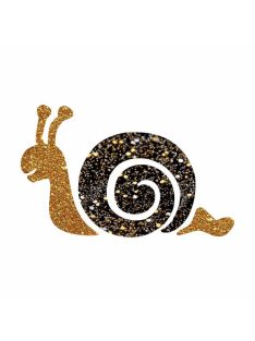 5x5 cm-es Csillámtetoválás sablon - Csiga 57