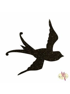 5x5 cm-es Csillámtetoválás sablon - Fecske 59