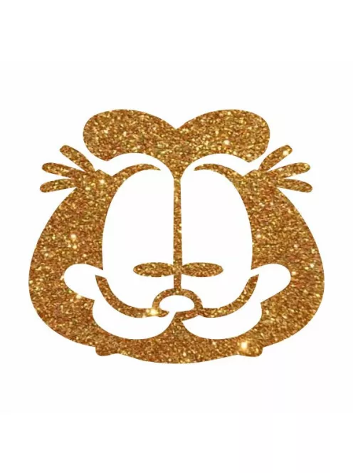 5x5 cm-es Csillámtetoválás sablon - Garfield 60