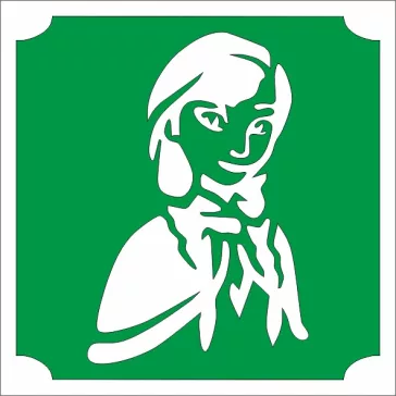5×5 cm-es KiviArt Frozen Anna csillámtetoválás sablon