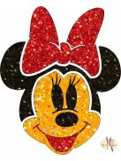 5x5 cm-es Csillámtetoválás sablon - Minnie Mouse 72