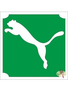 5x5 cm-es Csillámtetoválás sablon- Puma 75