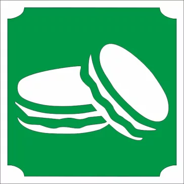 macaron csillámtetoválás sablon