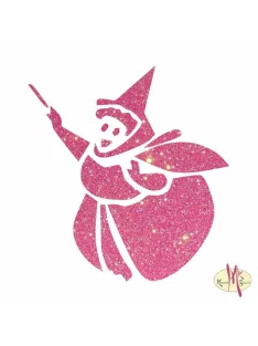 5x5 cm-es Csillámtetoválás sablon - Tündér 88