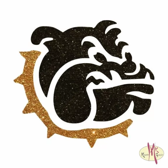 5x5 cm-es Csillámtetoválás sablon - Bulldog 93