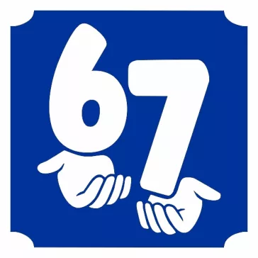 Six-Seven 6-7 csillámtetoválás sablon 5x5 cm számos festősablon csillámtetováláshoz és testfestéshez
