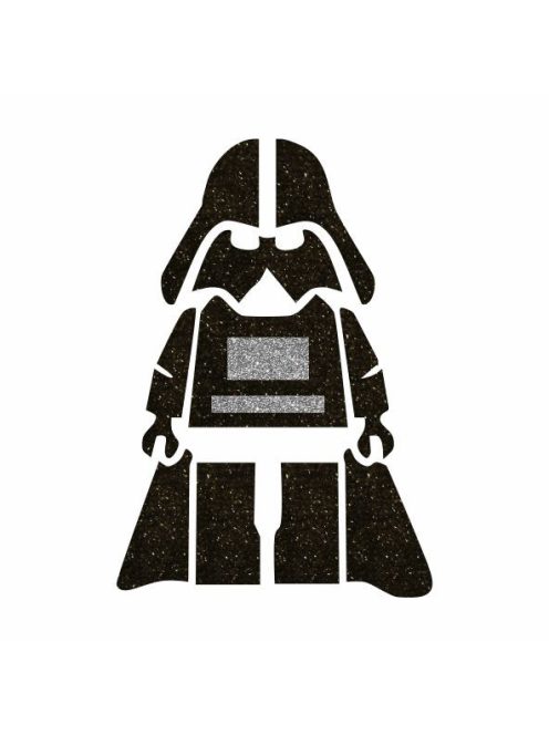 5x5 cm-es Csillámtetoválás sablon - Lego Darth Vader 94