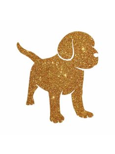 5x5 cm-es Csillámtetoválás sablon - Kis kutya