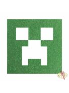 5x5 cm-es csillámtetoválás sablon - Minecraft 98