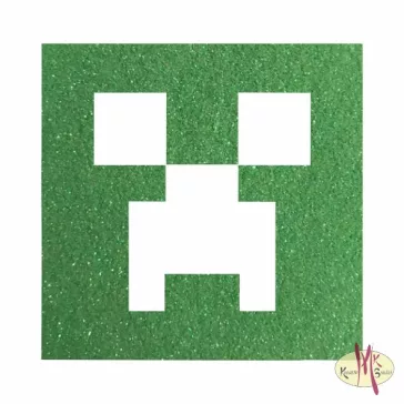 5x5 cm-es csillámtetoválás sablon - Minecraft 98