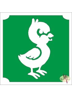 5x5 cm-es Csillámtetoválás sablon - Csibe 106