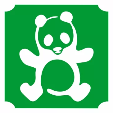 5x5 cm-es Csillámtetoválás sablon - Panda maci 109