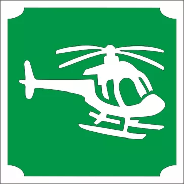 KiviArt Csillámtetoválás sablon Helikopter mintával.