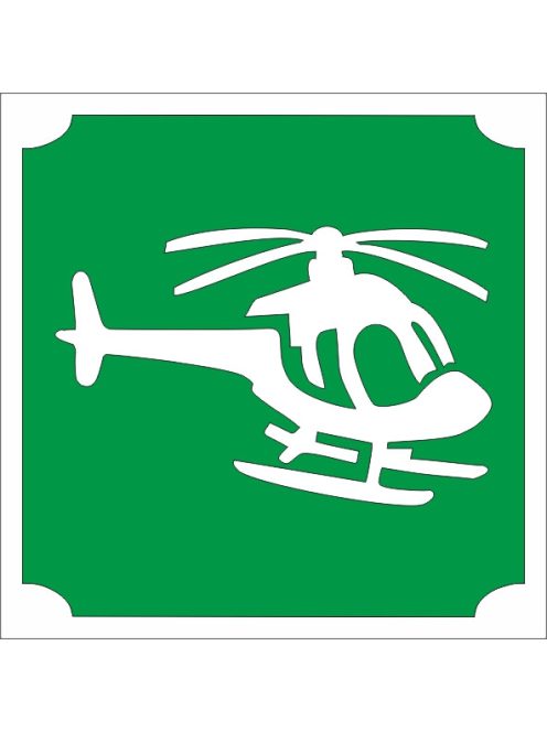 Csillámtetoválás sablon - Helikopter 