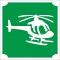 KiviArt Csillámtetoválás sablon Helikopter mintával.