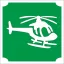 KiviArt Csillámtetoválás sablon Helikopter mintával.