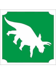 Dinoszauruszos csillámtetoválás egy gyermek karján