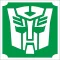 5x5 cm-es Csillámtetoválás sablon - Transformers Optimus 124