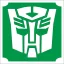 5x5 cm-es Csillámtetoválás sablon - Transformers Optimus 124