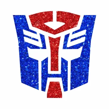 5x5 cm-es Csillámtetoválás sablon - Transformers Optimus 124