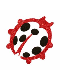 5x5 cm-es Csillámtetoválás sablon - Katica 125